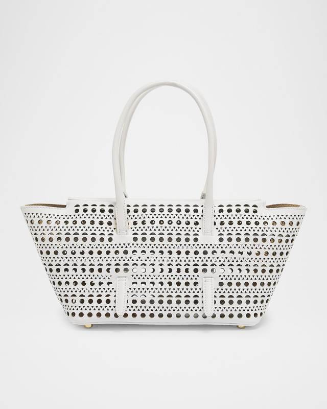 Neo Mina 20 Perforated Leather Top-Handle Bag